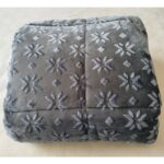 ΚΟΥΒΕΡΤΟΠΑΠΛΩΜΑ ΗΜΙΔΙΠΛΟ 180X240 ADAM HOME (500) DARK GREY