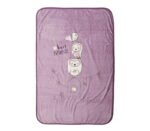 Βρεφική Κουβέρτα Βελουτέ Κούνιας 100×140 Nef Nef Best Friends Lilac