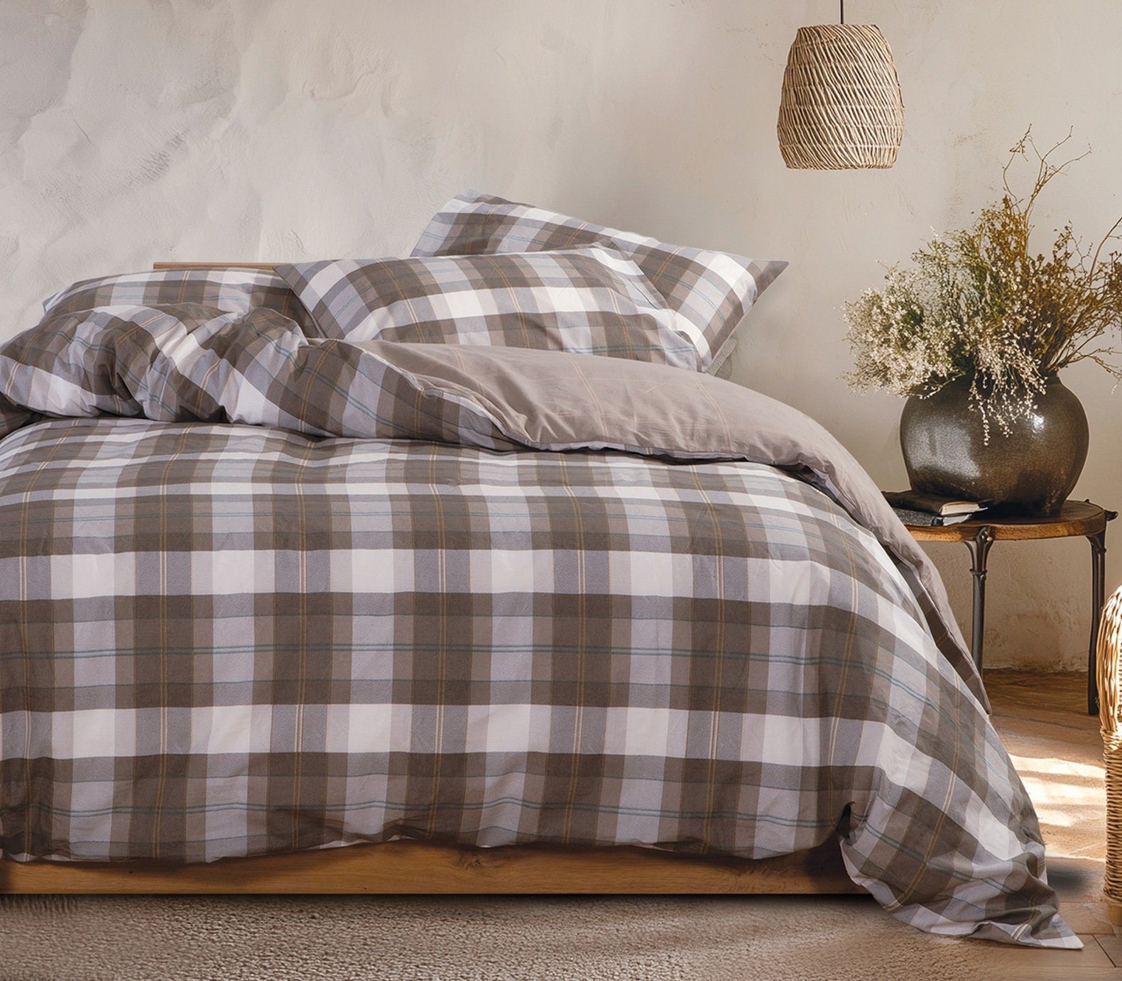 5205495616278 Σετ Σεντόνια Υπέρδιπλα 240×270 Nef Nef Racket Golden Brown - Image 1