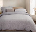 Σετ Σεντόνια King Size Με Λάστιχο 180×200+35 Nef Nef Orion Grey