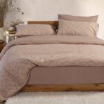 Σετ Παπλωματοθήκη Υπέρδιπλη 230×240 Nef Nef Orion Beige