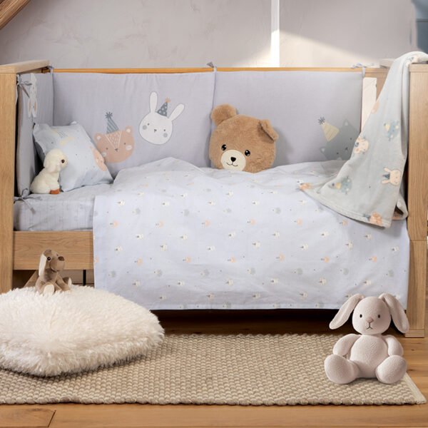 Σετ Σεντόνια Κούνιας 120×170 Nef Nef Special Party Blue