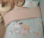 Πάπλωμα Βρεφικό Κούνιας 110x140 Nef Nef Life In The City Aqua