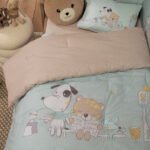 Πάπλωμα Βρεφικό Κούνιας 110x140 Nef Nef Life In The City Aqua