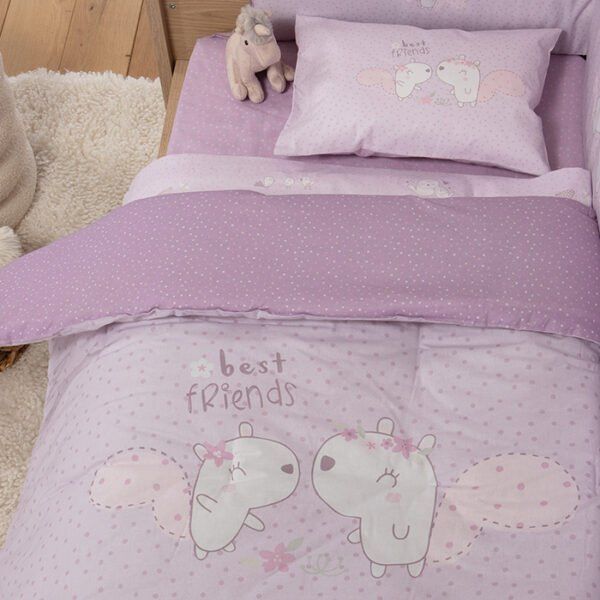Πάπλωμα Βρεφικό Κούνιας 110x140 Nef Nef Best Friends Lilac