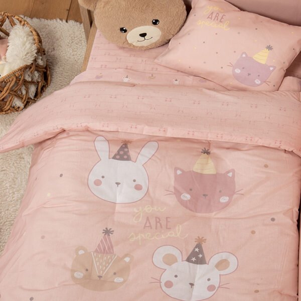 Πάπλωμα Βρεφικό Κούνιας 110x140 Nef Nef Special Party Pink