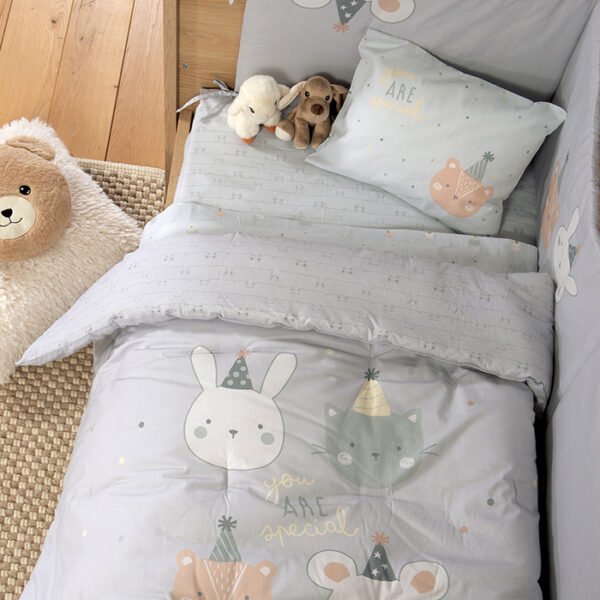 Πάπλωμα Βρεφικό Κούνιας 110x140 Nef Nef Special Party Blue