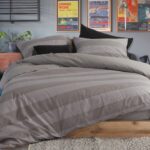 Σετ Σεντόνια Μονά 170×270 Nef Nef Casual Stripe D.Grey