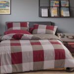 Σετ Σεντόνια Υπέρδιπλα 240×270 Nef Nef Casual Check Bordo