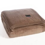 Κουβέρτα Βελουτέ Υπέρδιπλη 230×240 Nef Nef Velosso 24 Mocca
