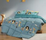 Πάπλωμα Μονό 160×220 Nef Nef Wild Dance Petrol