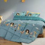 Πάπλωμα Μονό 160×220 Nef Nef Wild Dance Petrol