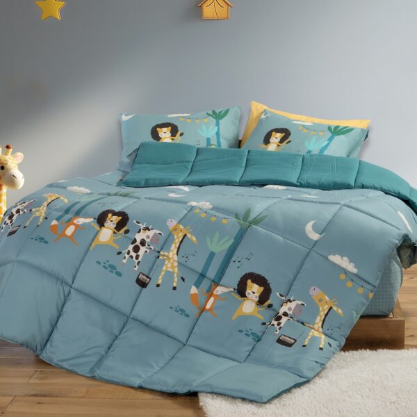 Πάπλωμα Μονό 160×220 Nef Nef Wild Dance Petrol