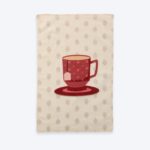 Ποτηρόπανο Βελουτέ 40×60 Nef Nef Cup Of Tea Ecru