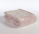 Κουβέρτα Fleece Κούνιας Φωσφοριζέ 110×140 Nef Nef StarLight Pink