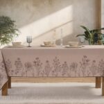 Τραπεζομάντηλο 140×140 Nef Nef Kerkynia Brown