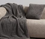 Διακοσμητικό Ριχτάρι/Κουβέρτα Καναπέ 130×180 Nef Nef Mentor Grey