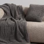 Διακοσμητικό Ριχτάρι/Κουβέρτα Καναπέ 130×180 Nef Nef Mentor Grey