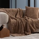 Διακοσμητικό Ριχτάρι/Κουβέρτα Καναπέ 130×180 Nef Nef Mentor Mocca