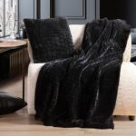 Διακοσμητικό Ριχτάρι/Κουβέρτα Καναπέ 130×180 Nef Nef Mentor Black