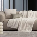 Διακοσμητικό Ριχτάρι/Κουβέρτα Καναπέ 130×180 Nef Nef Mentor Ecru