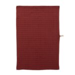 Ποτηρόπανο Πικέ 45×68 Nef Nef Wafflow 24 Bordo