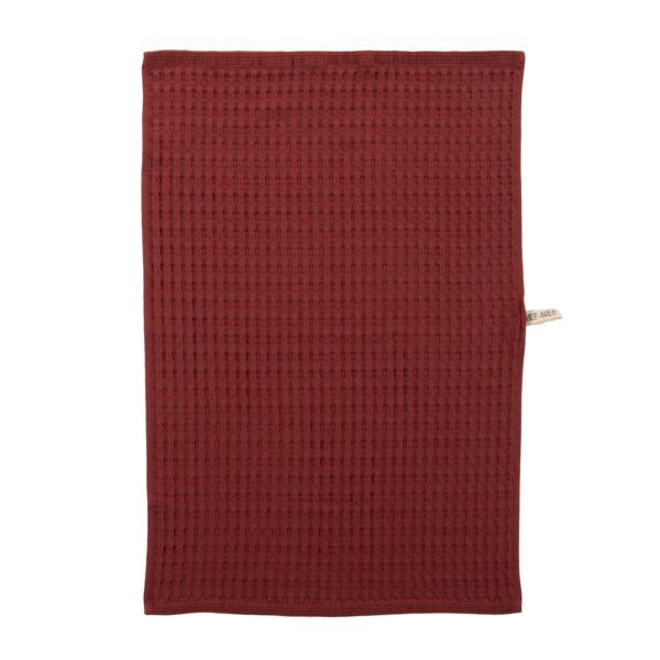 Ποτηρόπανο Πικέ 45×68 Nef Nef Wafflow 24 Bordo
