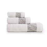 Σετ Πετσέτες 3 Τεμαχίων Nef Nef Depreo White