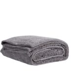 Πάπλωμα Βελουτέ Λεπτό Υπέρδιπλο 230x240 Με Γουνάκι Nef Nef Elements-Brave  Grey