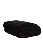 Πάπλωμα Βελουτέ Λεπτό Υπέρδιπλο 230x240 Με Γουνάκι Nef Nef Elements-Brave  Black