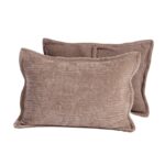 Ζεύγος Μαξιλαροθήκες 52×72 Nef Nef Elements-Brave  Mocca