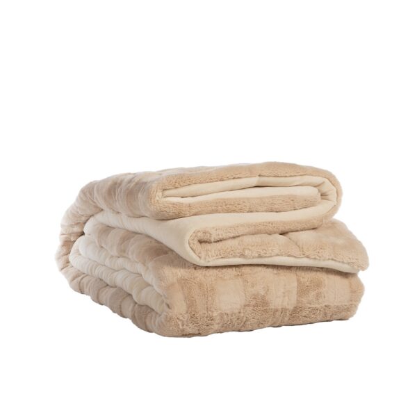 Κουβερτοπάπλωμα Υπέρδιπλο 220x240 Nef Nef Wane Ecru