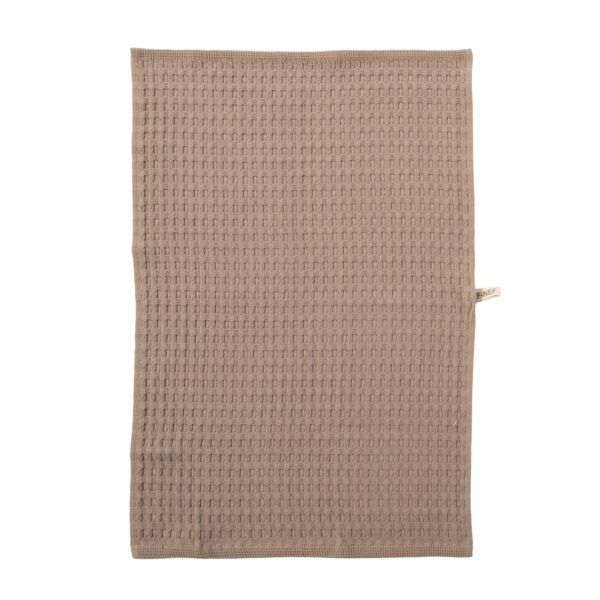 Ποτηρόπανο Πικέ 45×68 Nef Nef Wafflow 24 Mocca