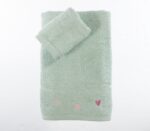 Σετ Πετσέτες Παιδικές 2 Τεμαχίων Nef Nef  Hearts Attack Aqua