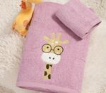 Σετ Πετσέτες Παιδικές 2 Τεμαχίων Nef Nef  Roller Friends Mauve