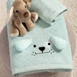 Σετ Πετσέτες Παιδικές 2 Τεμαχίων Nef Nef  Life In The City Misty Blue