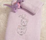 Σετ Πετσέτες Παιδικές 2 Τεμαχίων Nef Nef  Best Friends Lavender