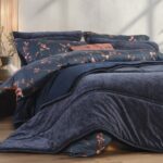 Κουβερτοπάπλωμα Υπέρδιπλο 220x240 Nef Nef Vania Blue-Black