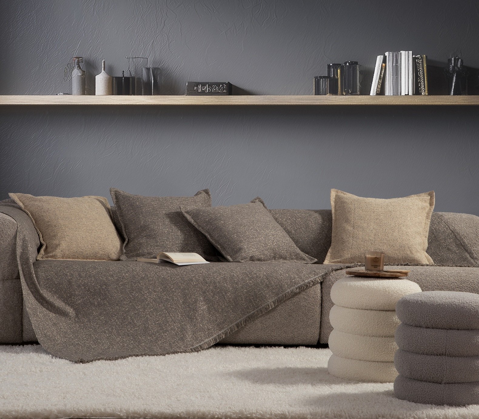 5205495627441 Ριχτάρι Διθέσιος 170×250 Nef Nef Alamo 25 Stone - Image 1