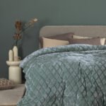 Κουβερτοπάπλωμα Μονό 160x240 NADINE/5 JADE Πράσινο Palamaiki