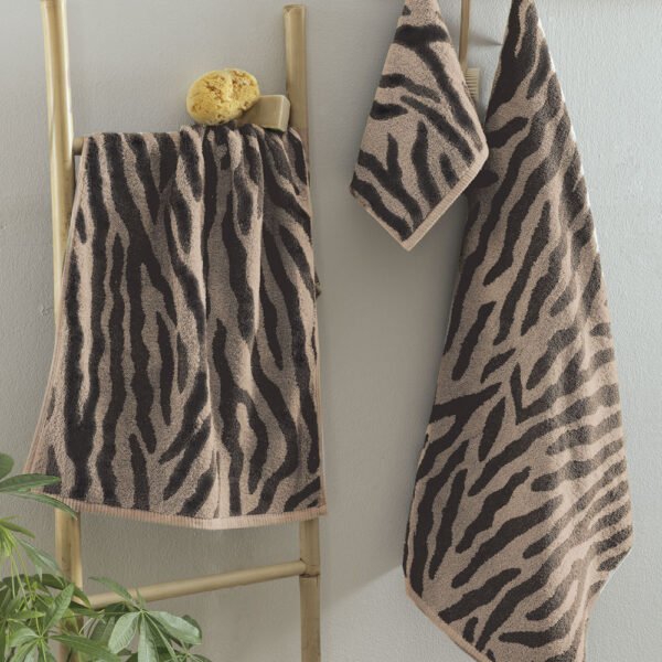 Πετσέτα Προσώπου Towels Collection 50x90 ZEB BEIGE Μπεζ Palamaiki