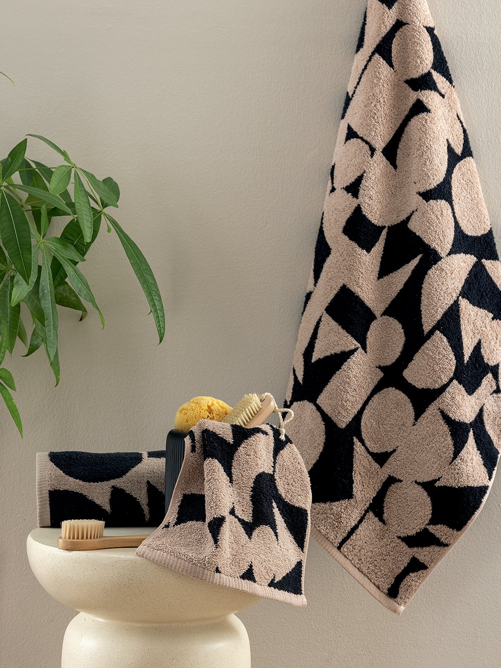 5205857298777_2 Πετσέτα Προσώπου Towels Collection 50x90 TUV BLACK Μαύρο Palamaiki - Image 1