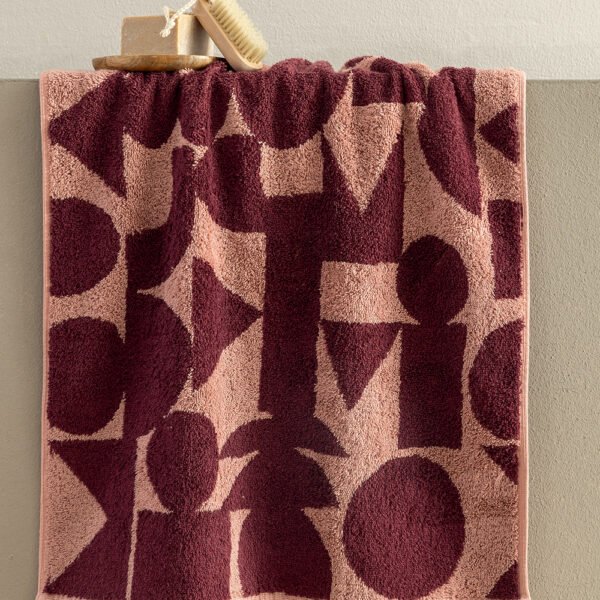 Πετσέτα Προσώπου Towels Collection 50x90 TUV ROSE Ροζ Palamaiki