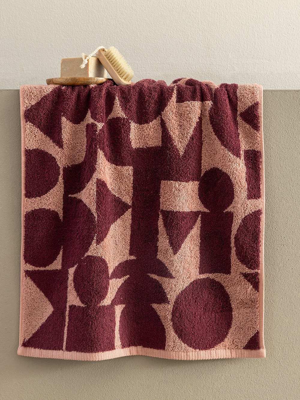 5205857298784_3 Πετσέτα Προσώπου Towels Collection 50x90 TUV ROSE Ροζ Palamaiki - Image 1