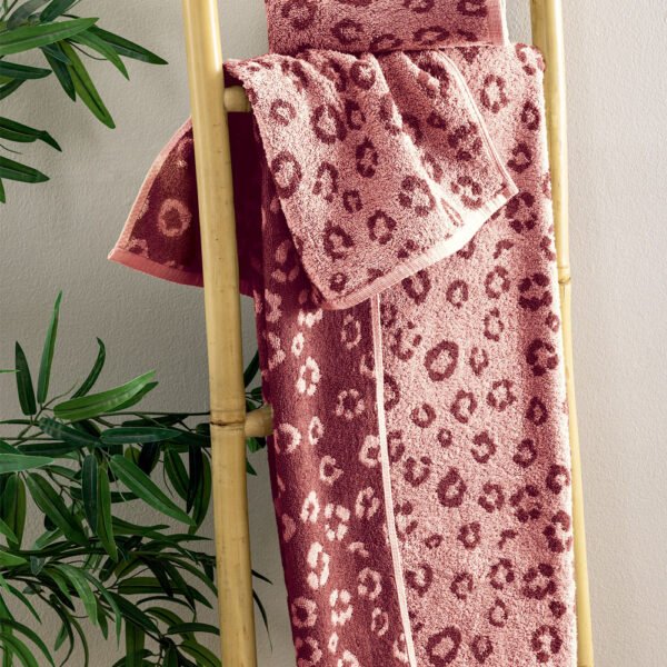 Πετσέτα Προσώπου Towels Collection 50x90 PAM ROSE Ροζ Palamaiki