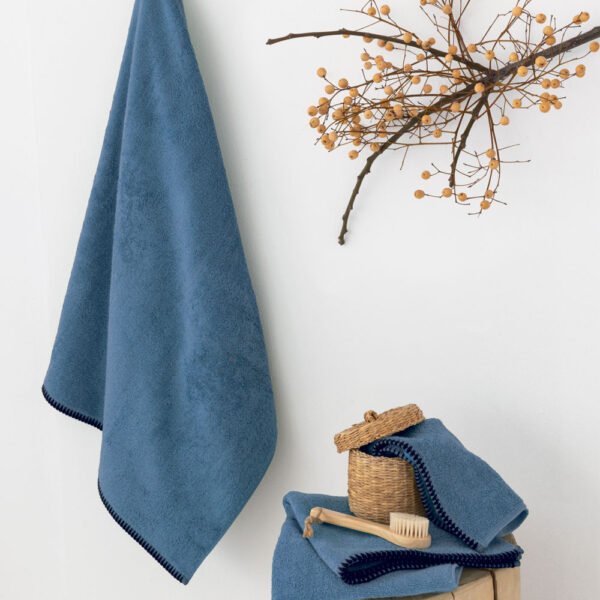 Πετσέτα Χεριών Towels Collection 30x50 BROOKLYN BLUE Μπλε Palamaiki