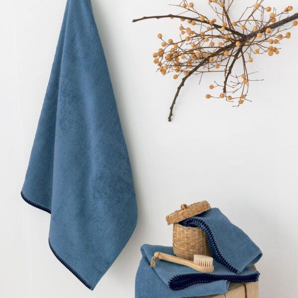 Πετσέτα Λουτρού Towels Collection 80x160 BROOKLYN BLUE Μπλε Palamaiki