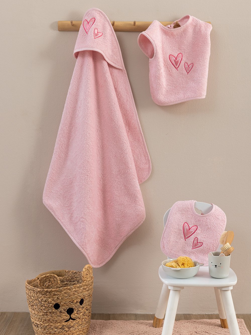 5205857299378_2 Σετ Λουτρου Βρεφικο Baby Joia BJ568 Γαλάζιο Palamaiki - Image 1