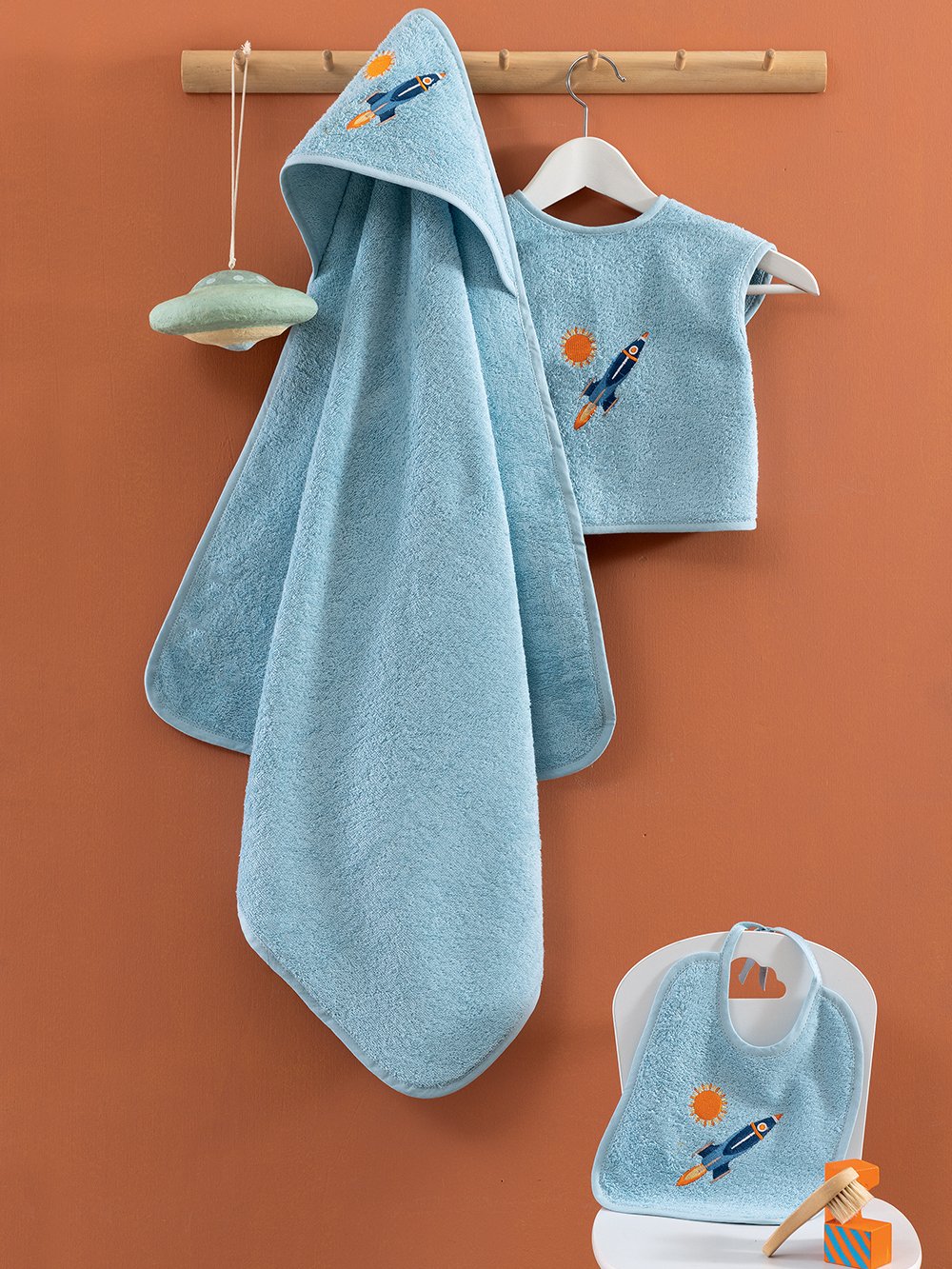 5205857299385_2 Σετ Λουτρου Βρεφικο Baby Joia BJ569 Ροζ Palamaiki - Image 1