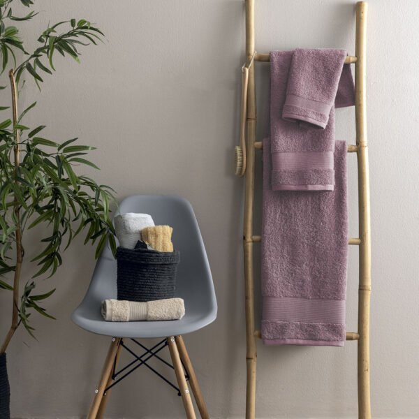 Πετσέτα Χεριών Towels Collection 30x50 NAYA MAUVE Μωβ Palamaiki